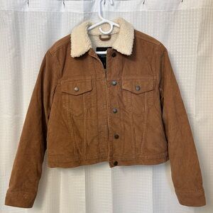 HOLLISTER Corduroy & Sherpa Jacket